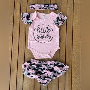 Young Tree Little Sister Set Size 80 (3-6 months)